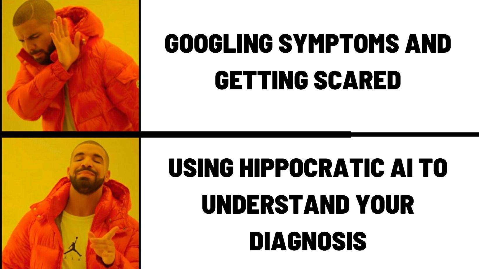 how I used to deal with confusing medical problems vs How I deal with them now thanks to Hippocratic AI_theHotBleep